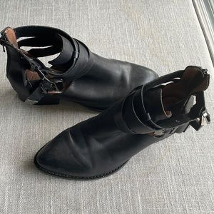 Jeffrey Campbell Black Everly Booties